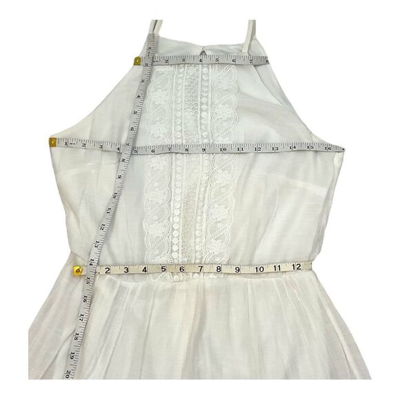 Kings Road Women's White Polyester Sleeveless Long Maxi Dress Size Small. - Picture 11 of 11